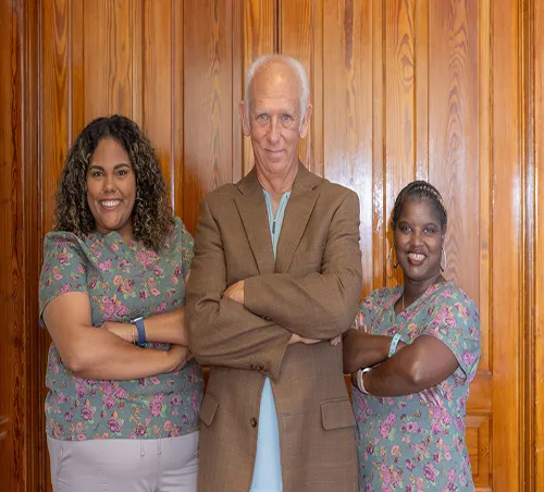 Chiropractic Mobile AL Donald Ellis Standing With Team Chiropractor Donald Ellis Standing With Team
